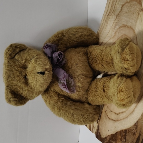 VINTAGE 1997 Discontinued Build-A-Bear Long Legged Classic Bear w/Floral Scarf - Picture 1 of 7